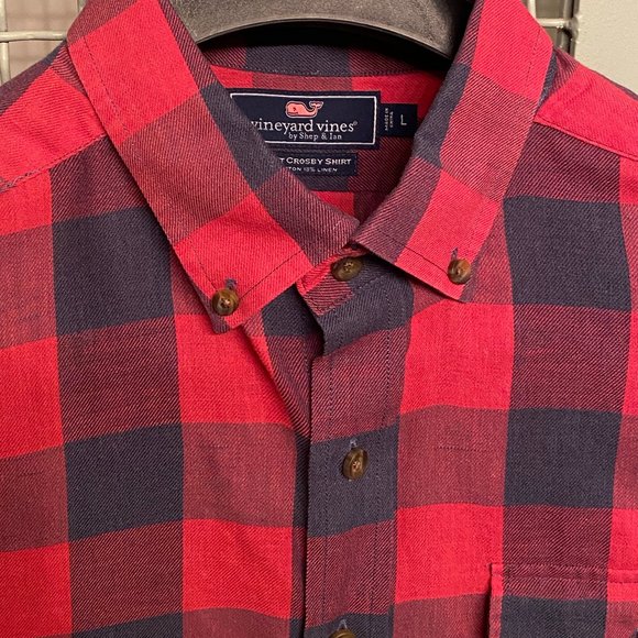 Vineyard Vines Large Plaid Button Down - Picture 1 of 3